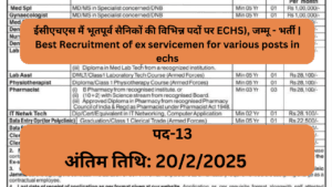 recruitment-of-ex-servicemen-for-various-posts-in-echs
